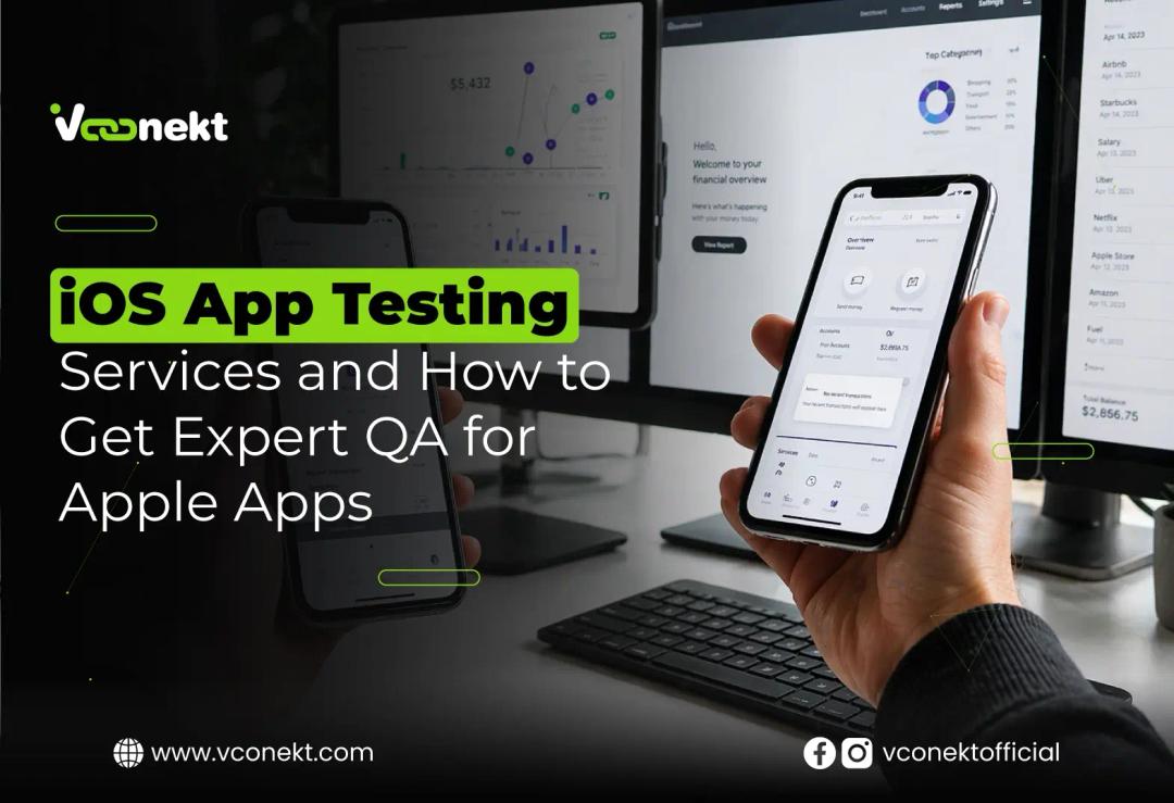 Ensure flawless Apple app performance with expert iOS app testing services. VConekt offers end-to-end QA for US & global clients. Learn more