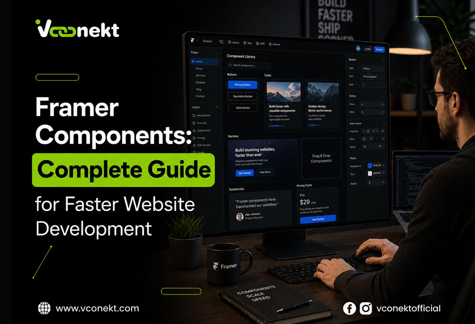 Framer Components: Complete Guide for Faster Website Development