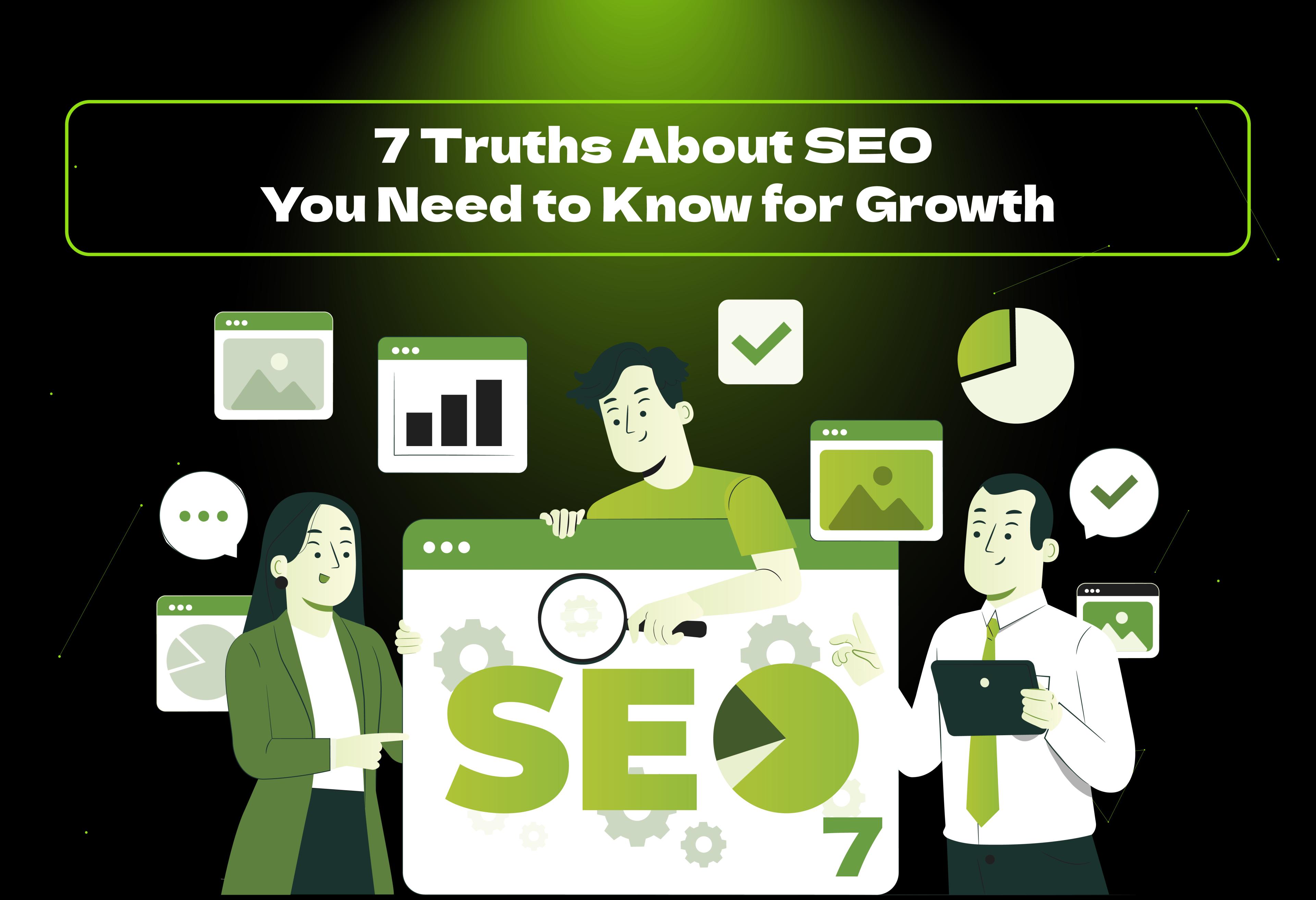 Discover the 7 truths about SEO with VConekt Marketing Agency! Demystify search engine optimization and drive real results. Get the guide now!