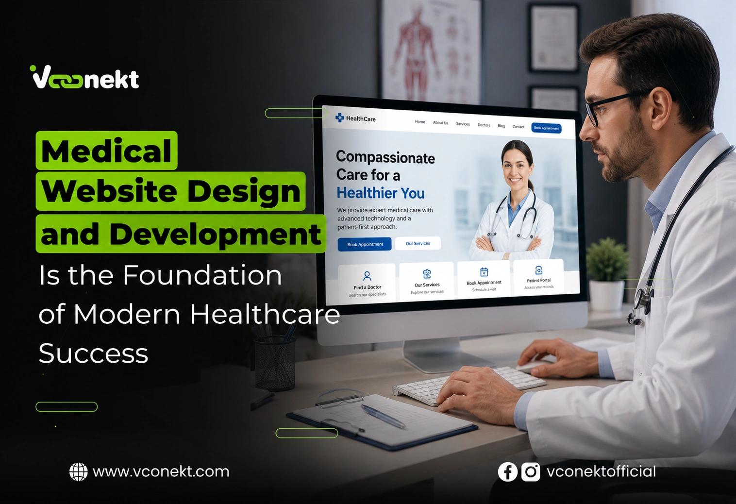 Medical Website Design and Development Is the Foundation of Modern Healthcare Success